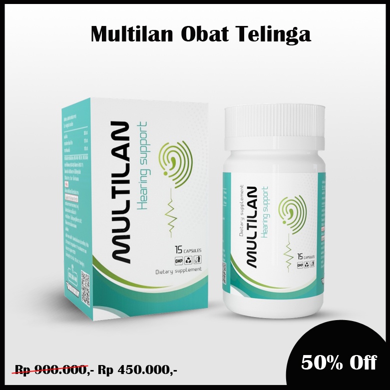 Multilan Obat Telinga Mengatasi masalah pendengaran