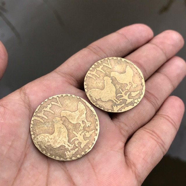 Koin Ayam Sepasang dan Semar Langka 885