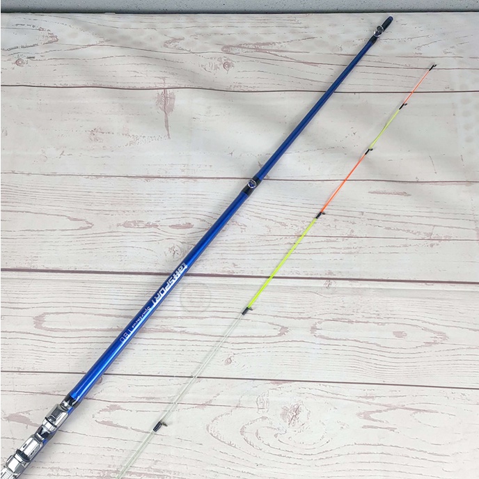 TafSPORT Spartacus 180 tongkat pancing stik pancing Joran Pancing 1.8M Spinning Carbon Fiber 2 Segmen
