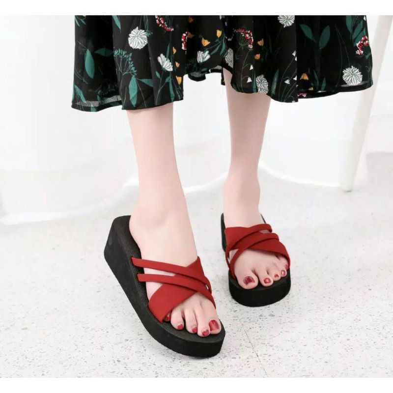 Big Sale] Wedges Sandal Palang2 Dv02