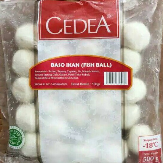 

CEDEA BASO IKAN FISH BALL 500GR KARAWANG