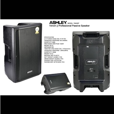 speaker ashley pasif ym400p ym 400p ym 400 p original