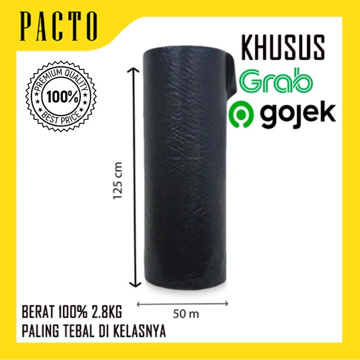 

Ginger- Bubble Wrap Full Roll 125 cm x 50 m Full Roll Ekstra Tebal Grab/ Gojek