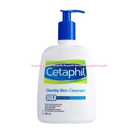 Cetaphil Gentle Skin Cleanser 500ml Face &amp; Body For All Skin Type Cetapil Sabun Muka Sabun Badan Sabun Cair 500 ml Facial and Soap