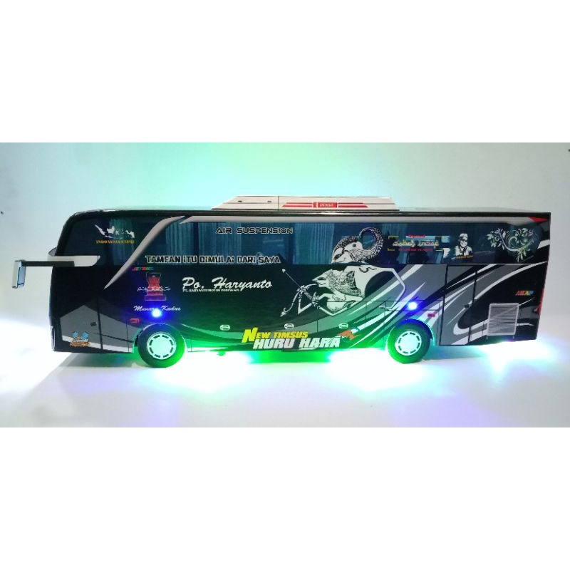 Miniatur bus RC remot control cas Po haryanto Capolista