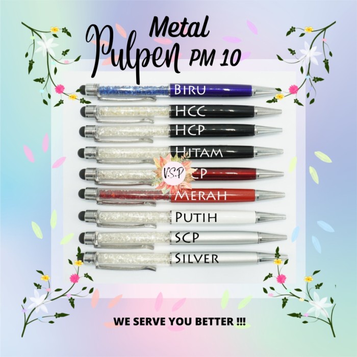 

New Item! Pen Promosi-Souvenir Pen Metal PM 10 Baru!