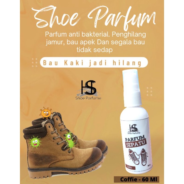 HS Parfum Sepatu. Helm. Tas. Penghilang Bau Dan Pembunuh Bakteri