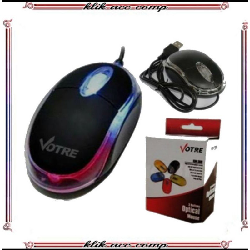 Votre Paket Keyboard Mouse USB kb 2308 - HITAM