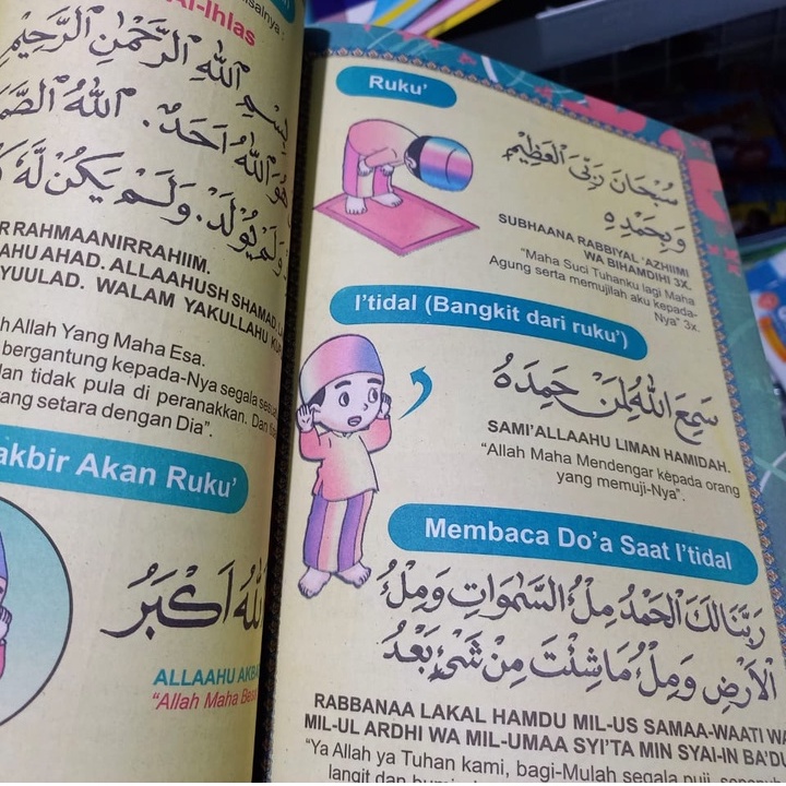 Belajar Shalat dan Berdoa Untuk Anak Disetai Juz Amma Full Color