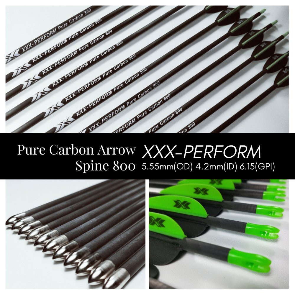 Arrow Pure Carbon Spine 800 XXXPERFORM Pure Carbon 800 Anak Panah