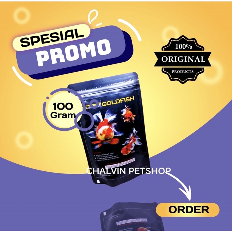 Pelet Ikan PREMIUM 88 GOLDFISH / KOKI 100gr (TIPE MENGAPUNG / FLOATING)