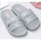 [SUPER BEST SELLER] Sandal Selop Jelly Willona three brothers Wanita Korea Ban 2 Gesper Transparant bening Import MGR Morego Mokaya Balance Breslin (1688)/ Size 36-40