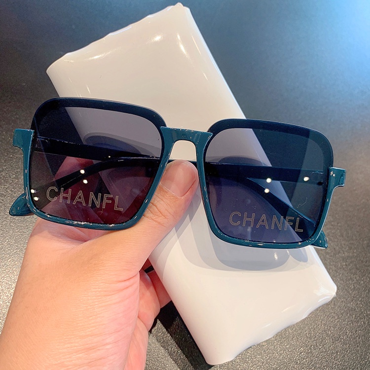 （YUZHU）COD INS Fashion Oversized Square Frame Kacamata untuk Wanita Kacamata Warna Permen Shades untuk Unisex