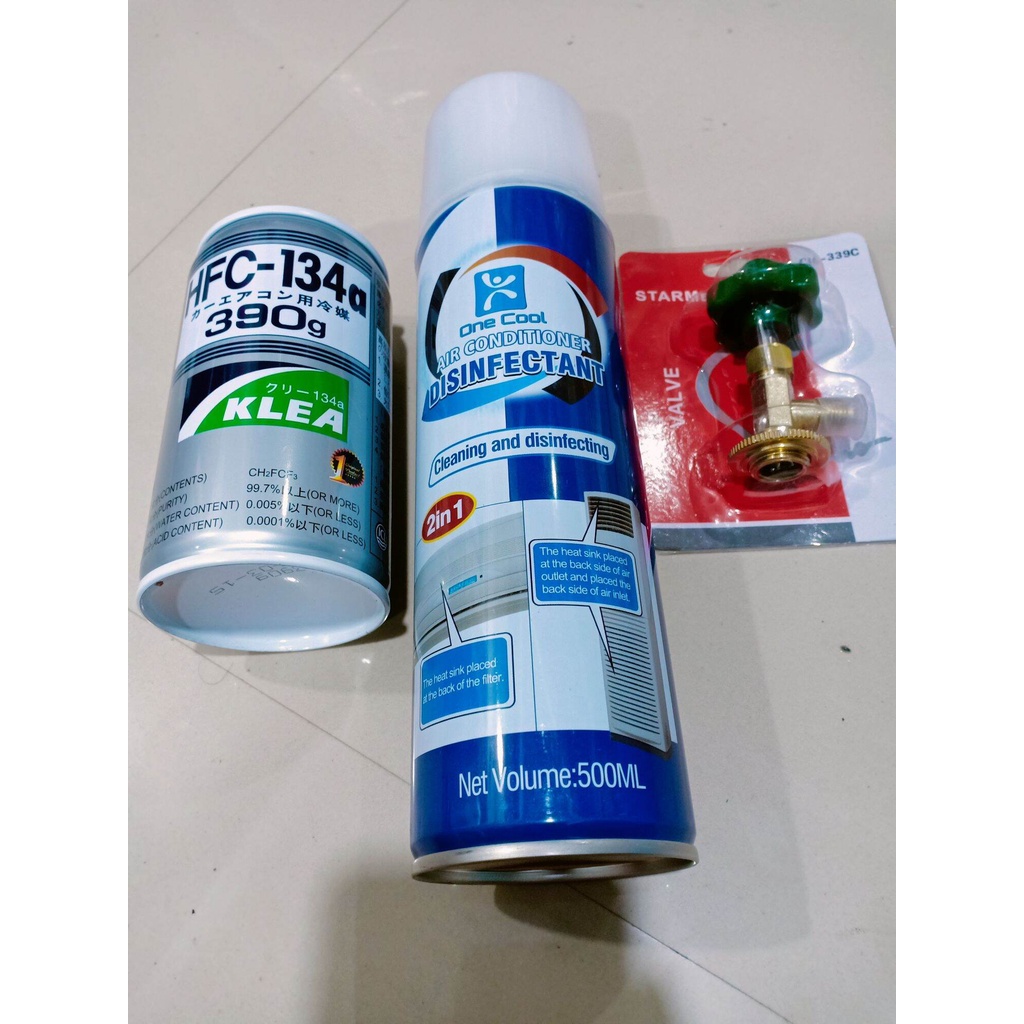 Paket isi Pr3on Mobil (HFC+FOAM CLEANER OC+KRAN 339)