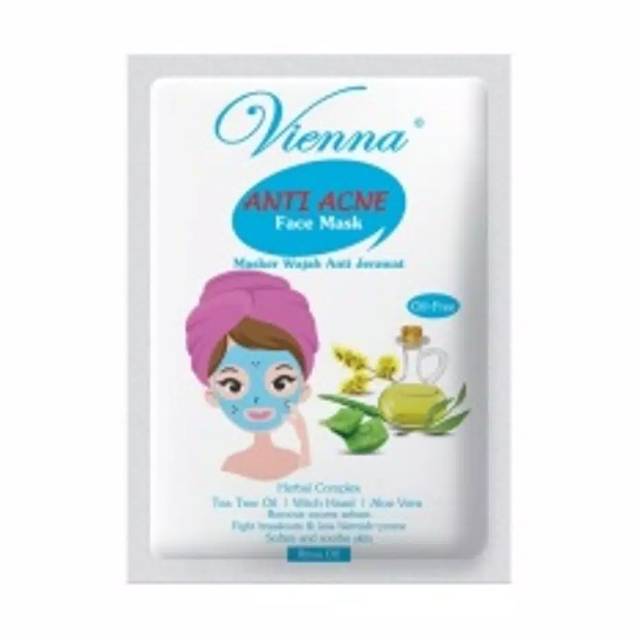 Vienna Anti Acne Face Mask/ masker anti jerawat vienna/ face mask/ masker vienna