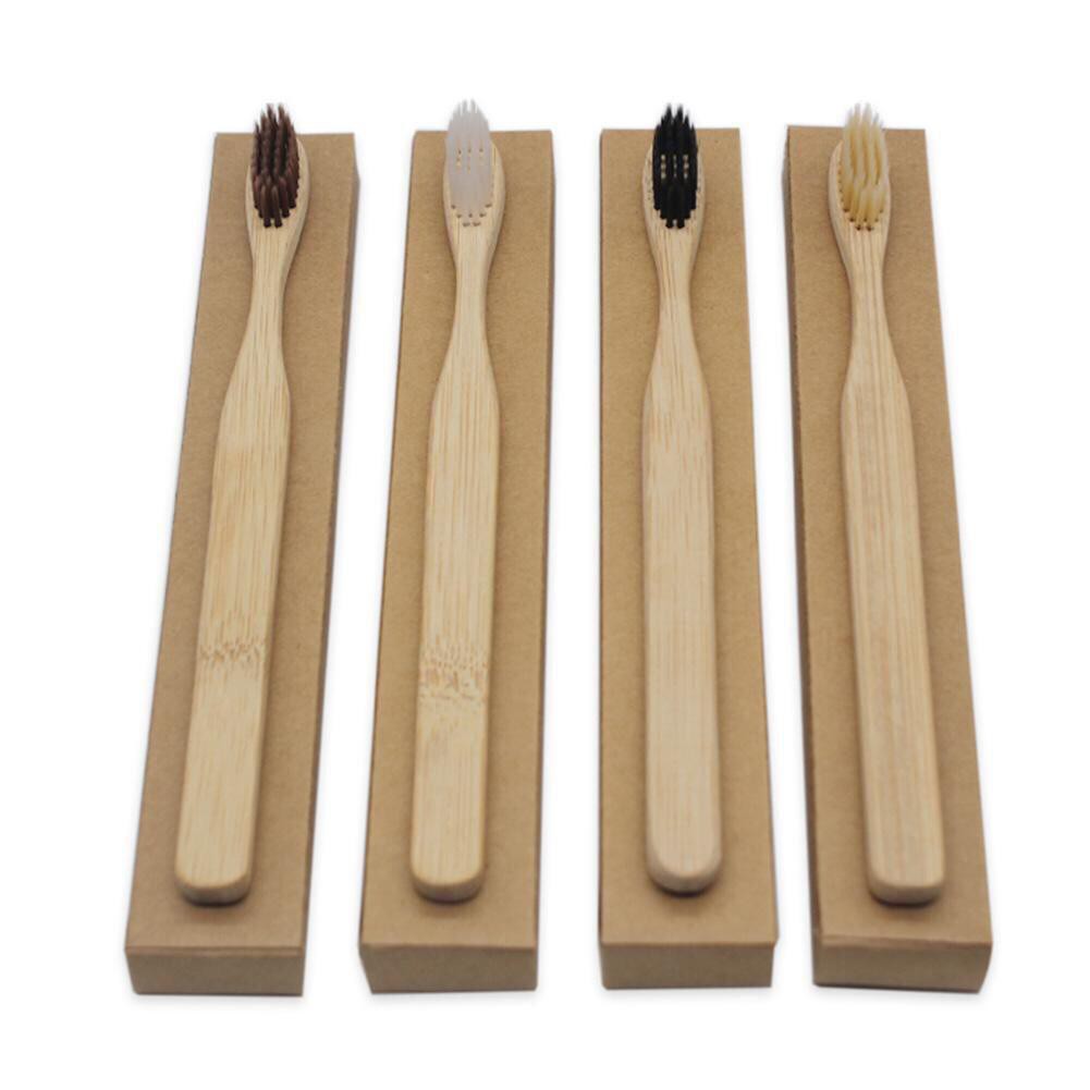 SIKAT GIGI KAYU BAMBU /Bamboo Toothbrush with Box - sikat gigi ramah lingkungan