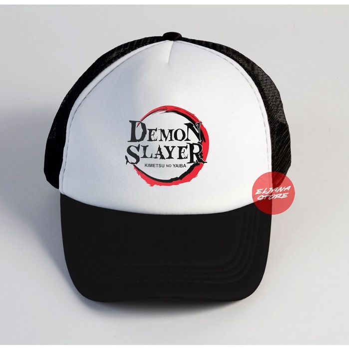 Demon Slayer / Topi Anime / Demon Slayer / Topi Jaring Distro / Topi Premium / Topi Sablon