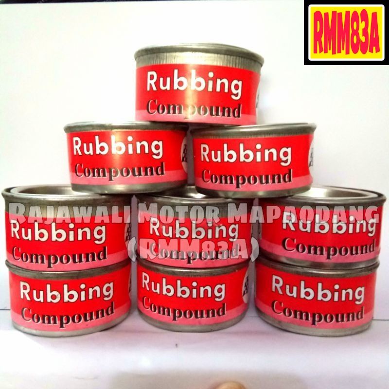 RUBBING COMPOUND Kompon Compon 50ml utk menyamarkan Baret / Coretan Mobil Motor dll