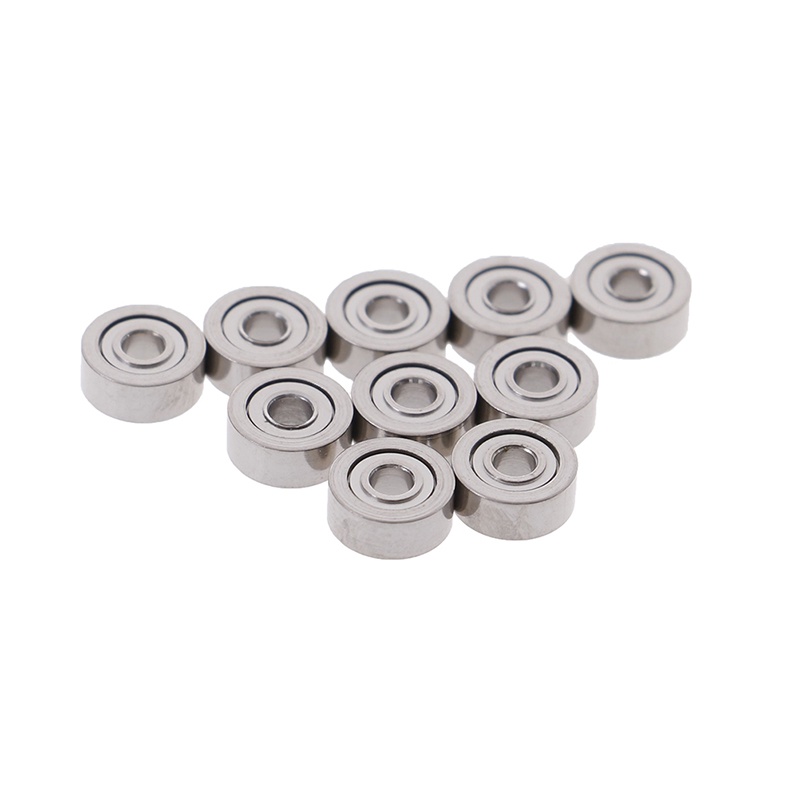 Deid 10Pcs MR62ZZ (2X6 X 2.5mm) Bola Bearing metal mini Presisi