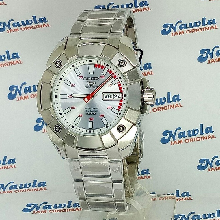 Seiko 5 Sport SNZG19K1 Silver Dial | Jam Tangan Pria SNZG19