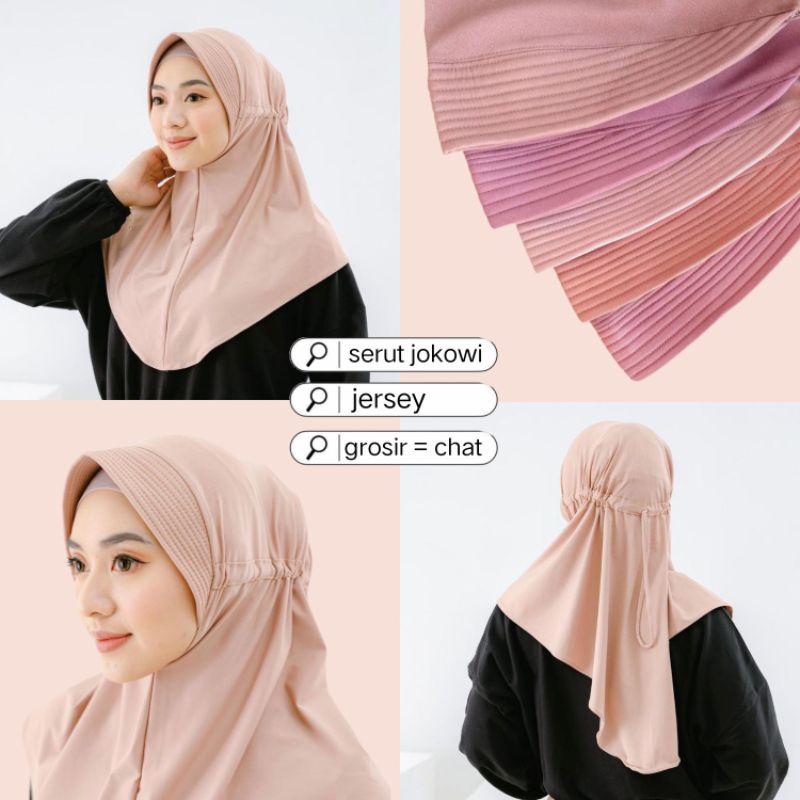 [COD]KHIMAR HIJAB JILBAB KOMBINASI SERUT LOKASI INSTANT ( 1 KG = 10 PCS )