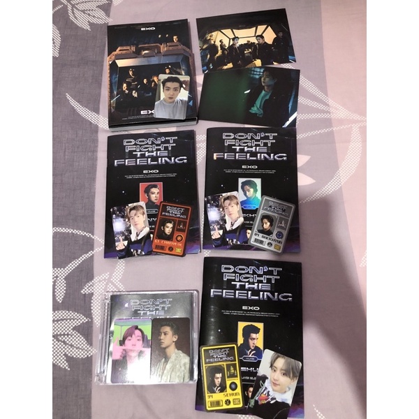 ALBUM EXO Don’t Fight The Feeling DFTF Photobook Ver. 2 Expansion Baekhyun Chanyeol Sehun Jewel Case