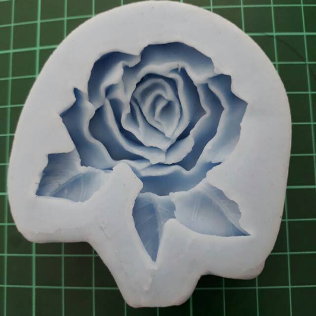 Cetakan silikon mawar daun besar