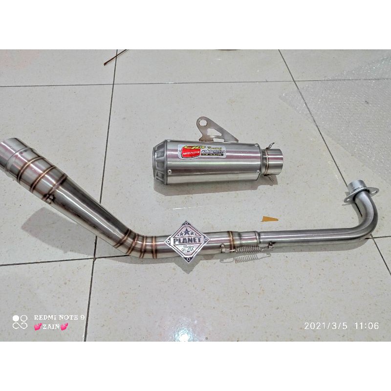 KNALPOT SUPRA 125 KNALPOT RACING SUPRA 125 KNALPOT CLD