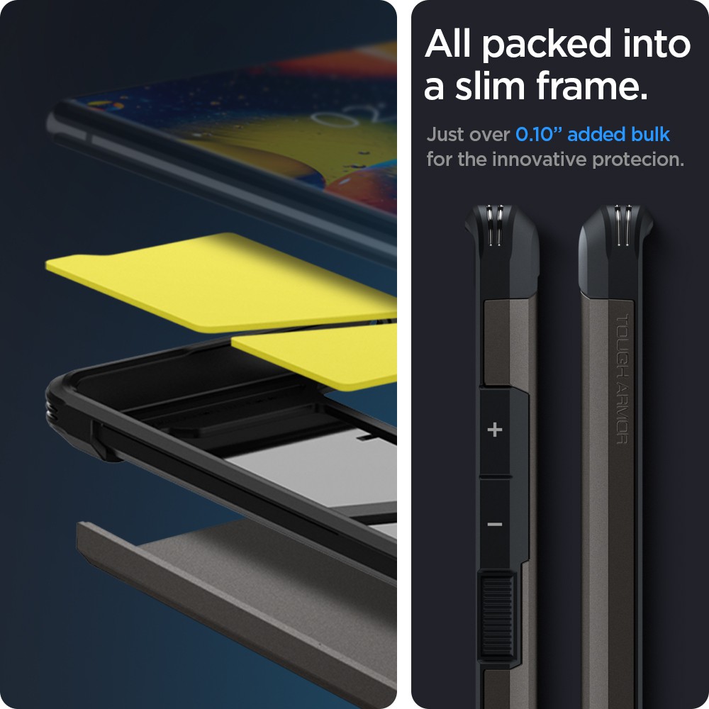 Case Samsung Galaxy Note 20 Ultra / Note 20 Spigen Tough Armor Anti Shock Bumper Hardcase Casing