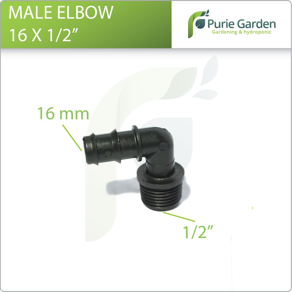 Male Elbow D. 16 x 1per2 Irritec