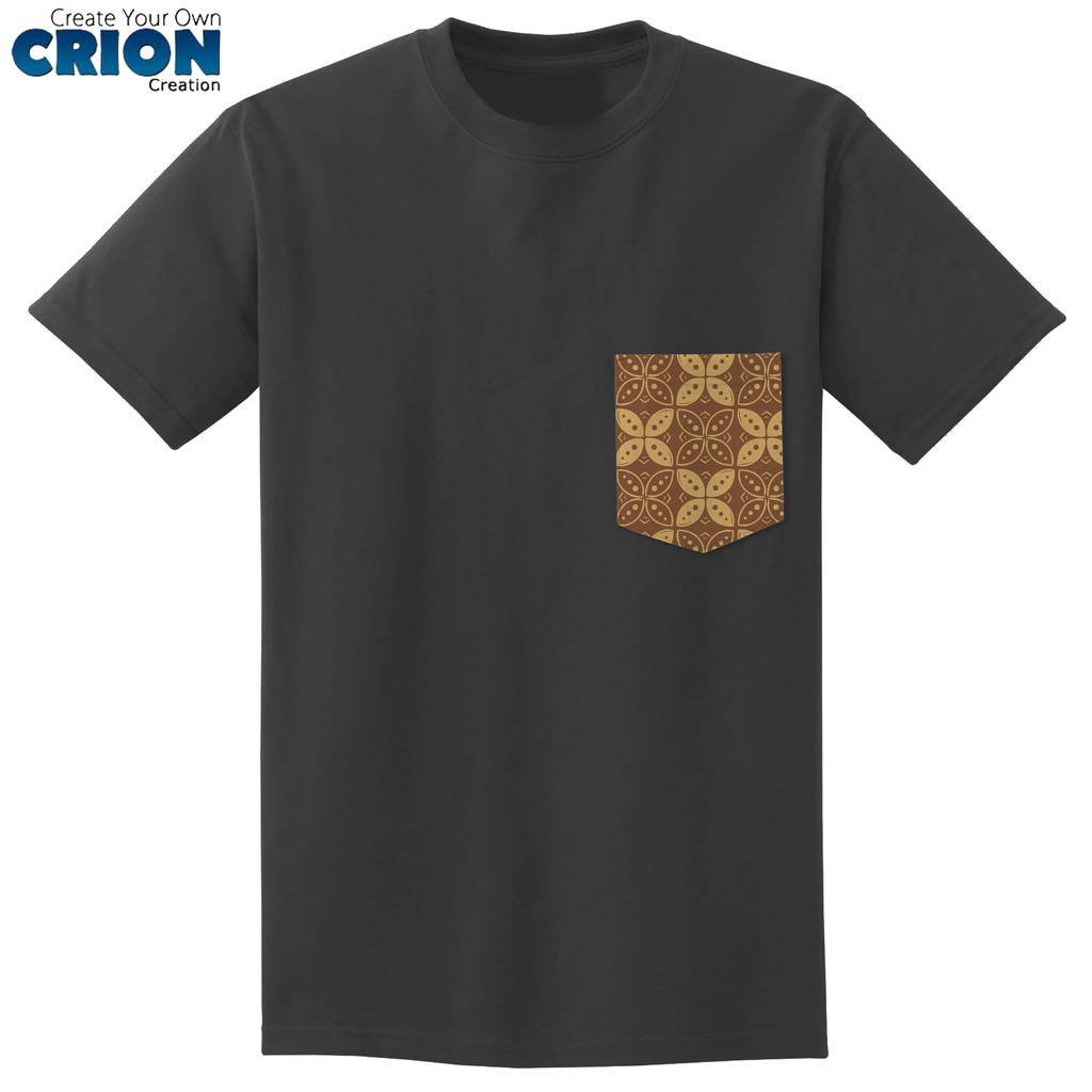 Kaos Batik - Seri Batik 3 dengan Kantong - By Crion