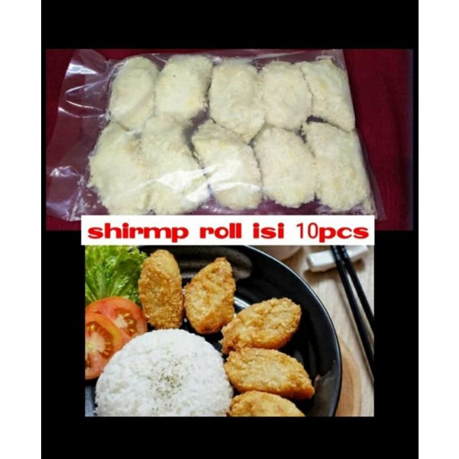 

Shrimp Roll Frozen Naget Bento isi 10pcs/pack