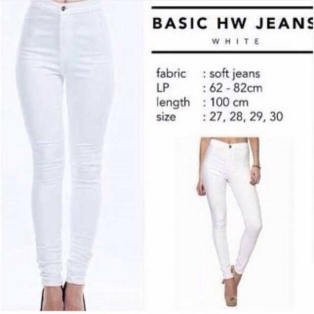 Hw highwaist jeans 27-34 / Hw Jeans Jumbo / celana jeans wanita / celana jeans cewek / celana hw / highwaist jeans