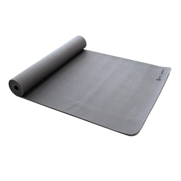 Matras Yoga Yoga Mat Miniso Motif Domyos Matras Yoga - Grey Decathlon - 8294530