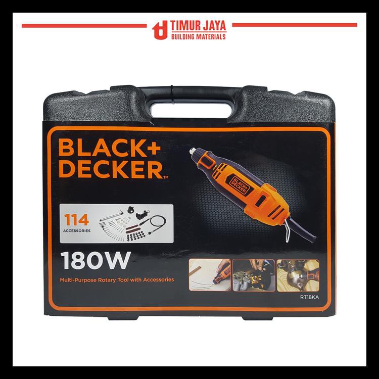 BAYAR DITEMPAT BLACK DECKER MINI DIE GRINDER 114 GERINDA BOR MINI MULTIFUNGSI ROTARY KODE 1453