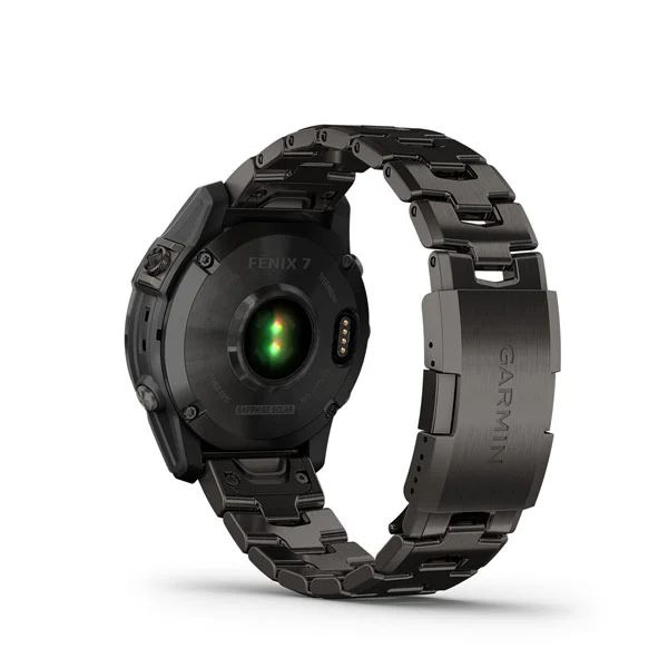 Garmin Fenix 7 Solar Sapphire Carbon Gray DLC Titanium w/ Tita Band - Garansi Resmi TAM 2 Tahun