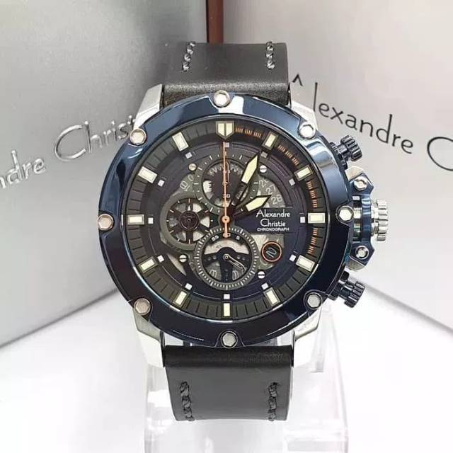 Alexandre christie 6416 silver blue original Man