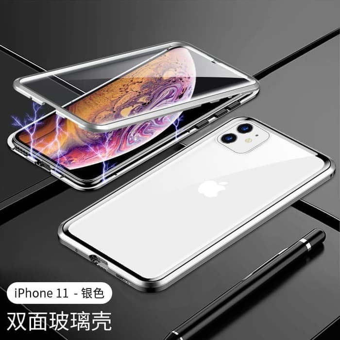 Iphone 11 / Pro / 11 Pro Max Magnetic Case Tempered Glass Back Cover