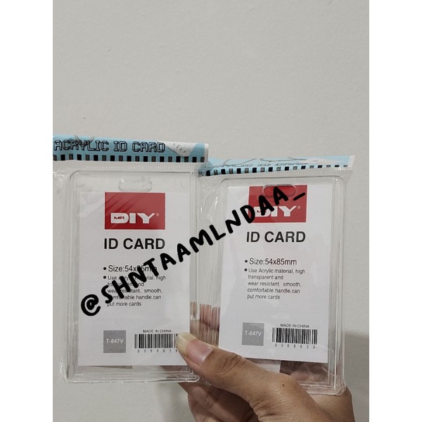 KEJEA ACRYLIC ID CARD MR DIY