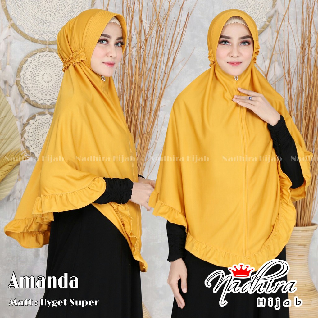 HIJAB INSTANT AMANDA ORI NADHIRA dan FALS ARJUNA