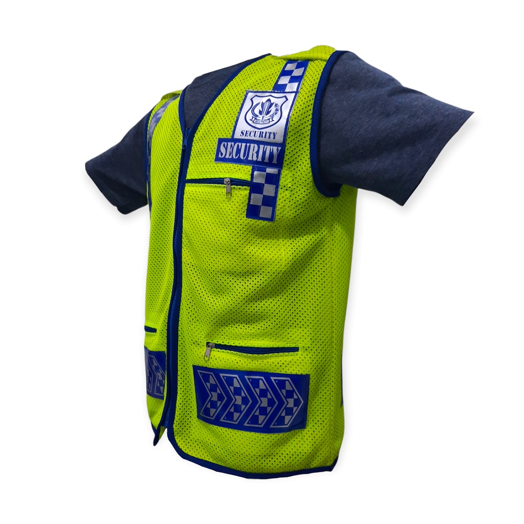 Rompi/vest security/satpam jala/jaring scotilite hijau