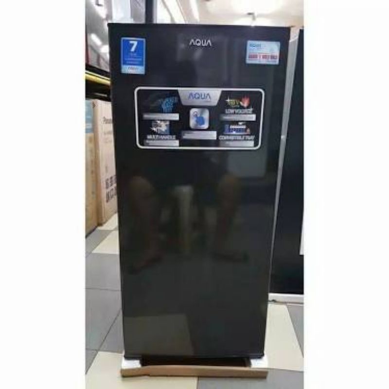 KULKAS AQUA 1 PINTU AQR-D191DS POLOS LOW WATT
