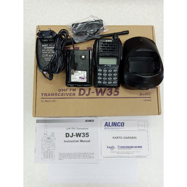 Promo Ht alinco DJ V100 Vhf 10 watt original