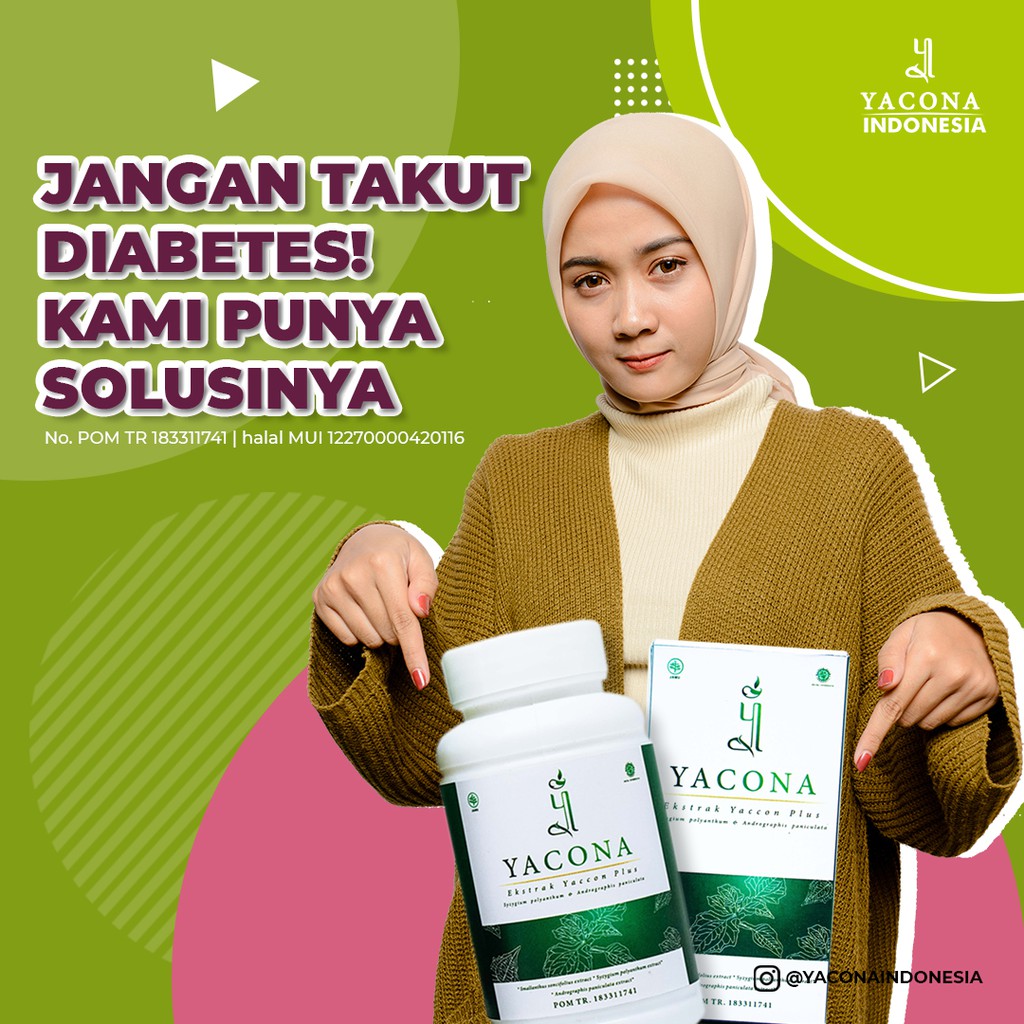Paket Yacona FREE Alat Cek Gula Darah isi 2 Botol Herbal Gula Tinggi Yacona Ekstrak Yakon Plus
