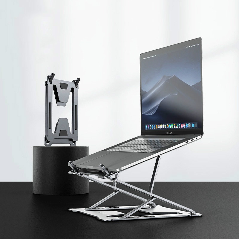 Aluminum Alloy Material Protable Adjustable Office Desktop Laptop Stand Holder