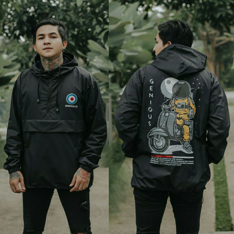 Jaket Cougle Gns Jaket Parasut Pria Jaket Outdoor Gnus Jaket Distro Astronot Genious