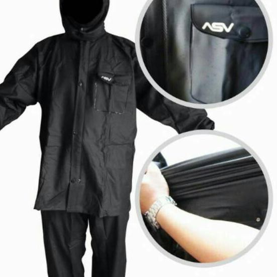 NF4♢ Jas Hujan ASV 1 No.1 Import Full Rubber Full Press Karet Tebal V1 Versi 1 Original Grade A No 1