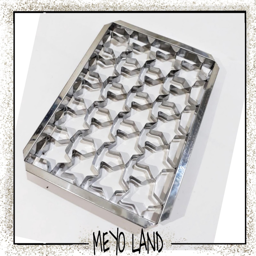 Cetakan Kue Kering BINTANG BESAR Cookies Cutter Star Lokal Rapi Murah Bentuk Model Nastar Kastangel 