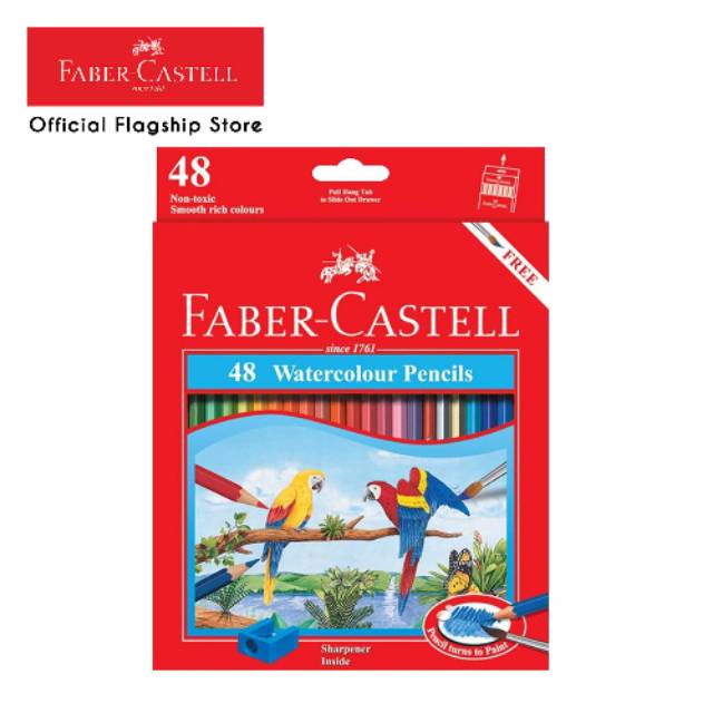 

Faber Castell Watercolor Pencils 12, 24, 48 warna