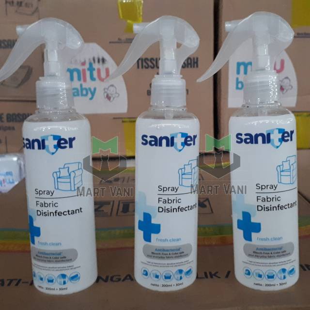 Saniter Fabric Disinfect Bottle 200+30 ml